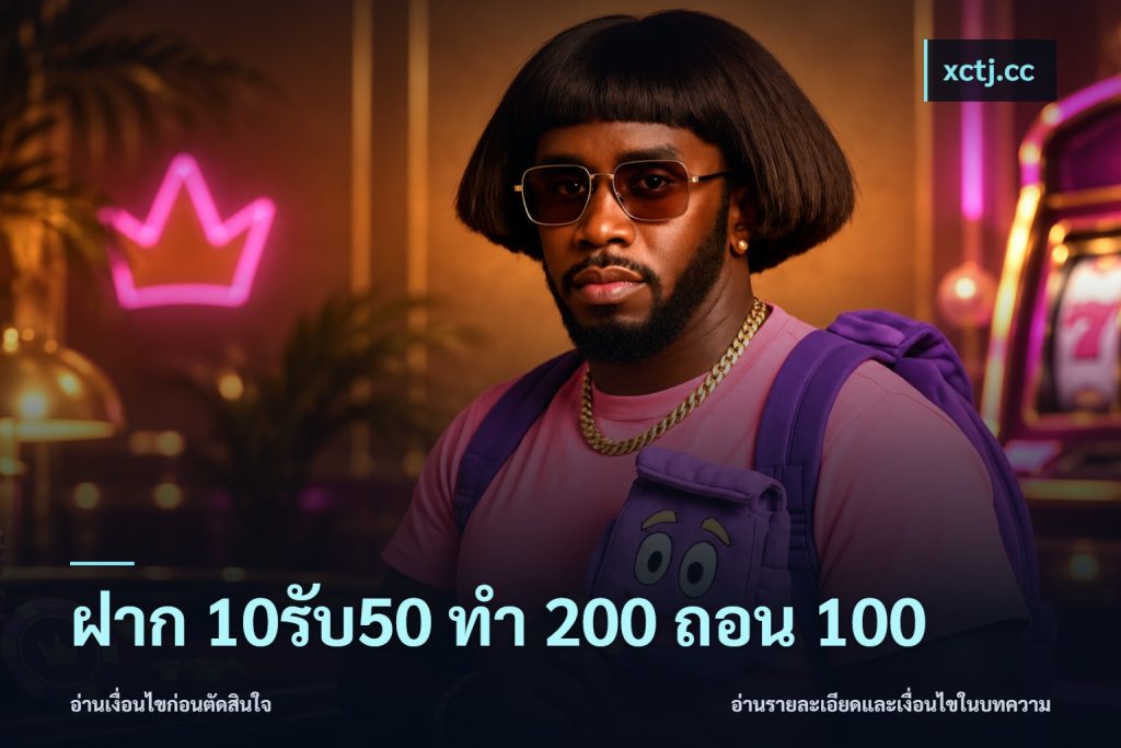 ฝาก 10รับ50 ทํา 200 ถอน 100