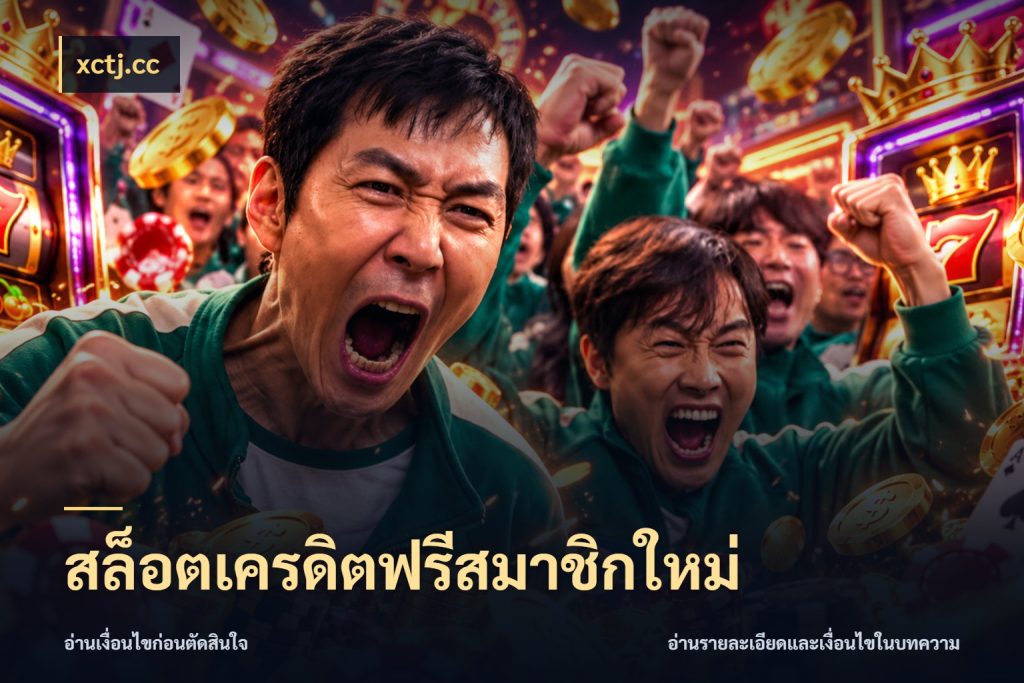 สล็อตเครดิตฟรีสมาชิกใหม่ รู้จักยอดและขอบเขตของเครดิตฟรี สไตล์ xctj.cc