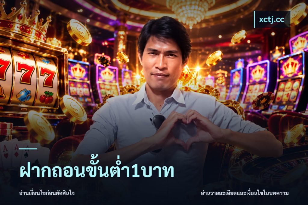 ฝากถอนขั้นต่ำ1บาท