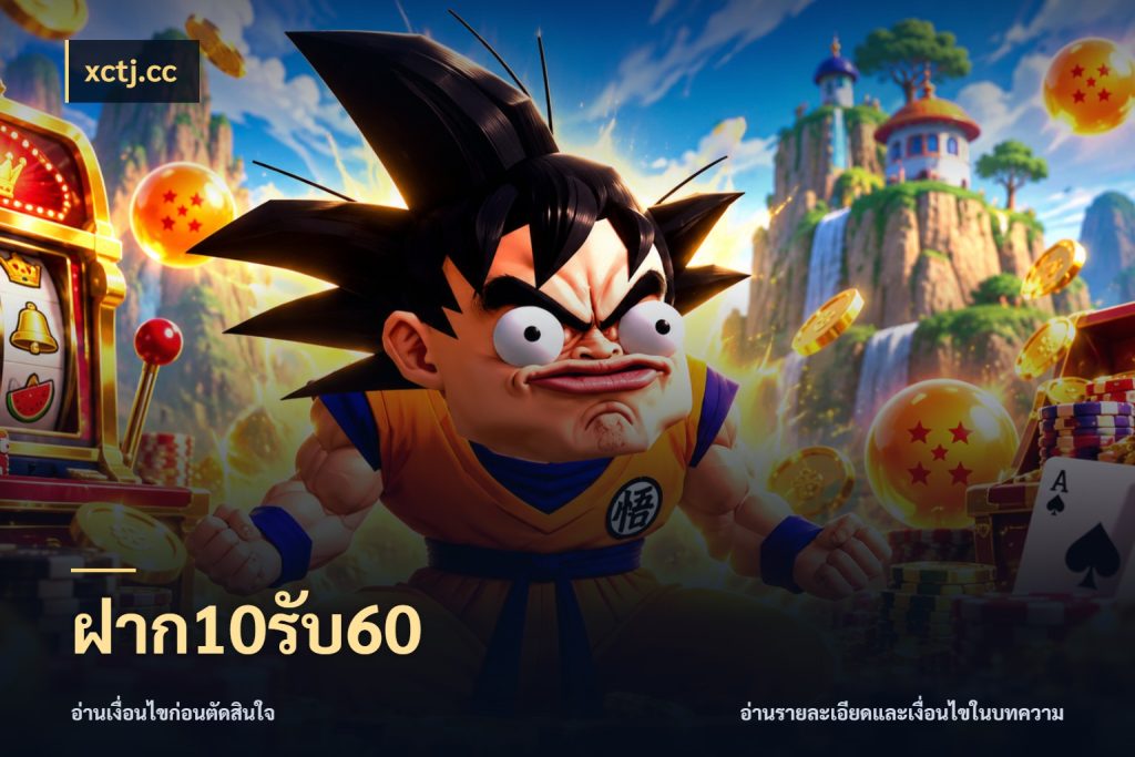 ฝาก10รับ60 โปรกับเกมที่ชอบเลือกให้ตรงสไตล์ ในมุม xctj.cc